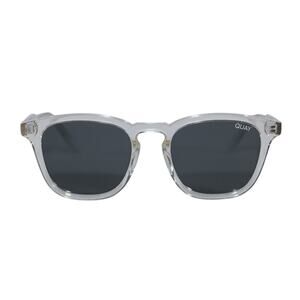 Quay Australia JACKPOT Round Sunglasses - Clear / Smoke - NWT
